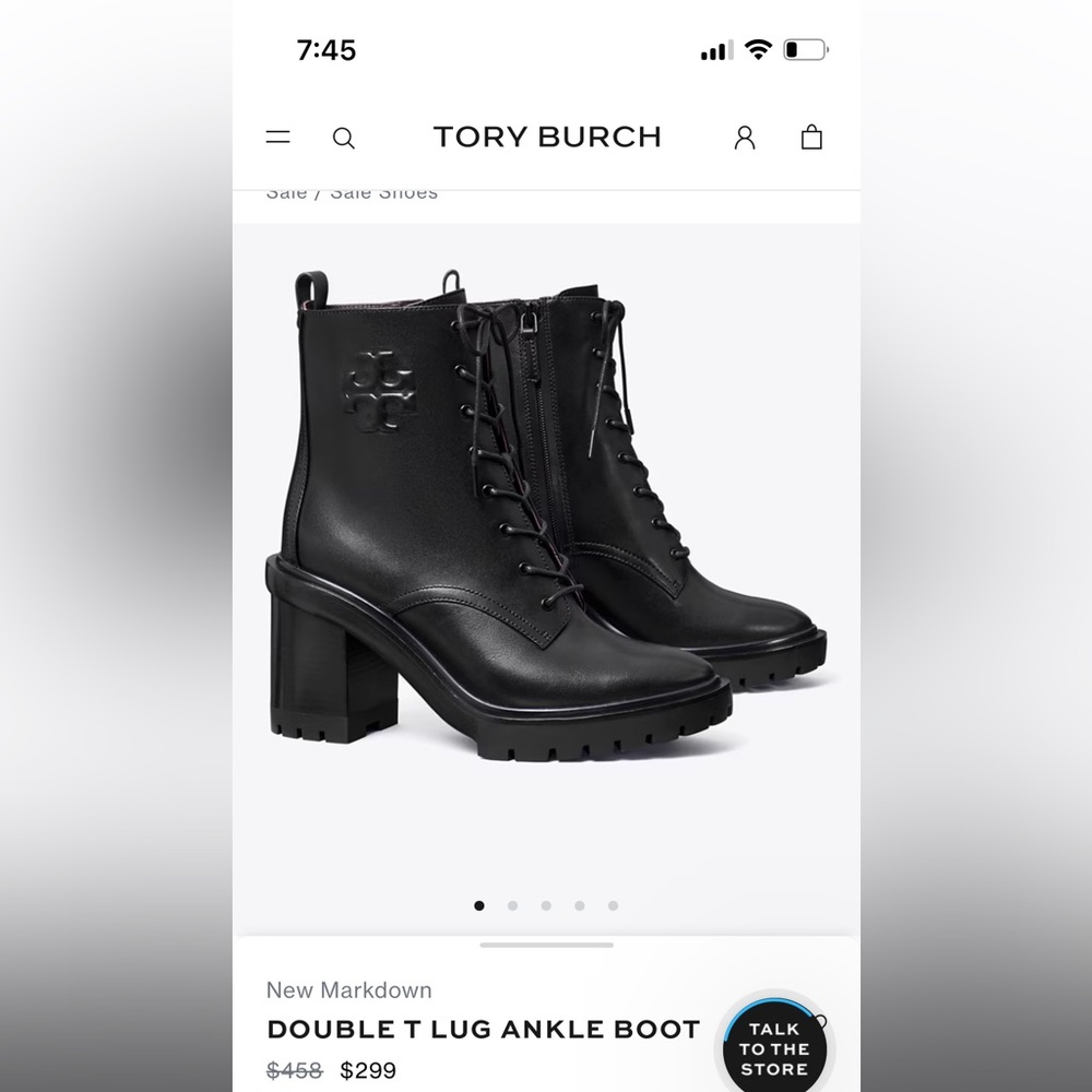 EUC Tory Burch Lug Boots | Women’s 6.5